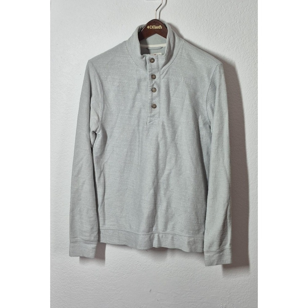 Marine Layer Pullover Mens Small Henley Sweater Knit Lightweight Soft